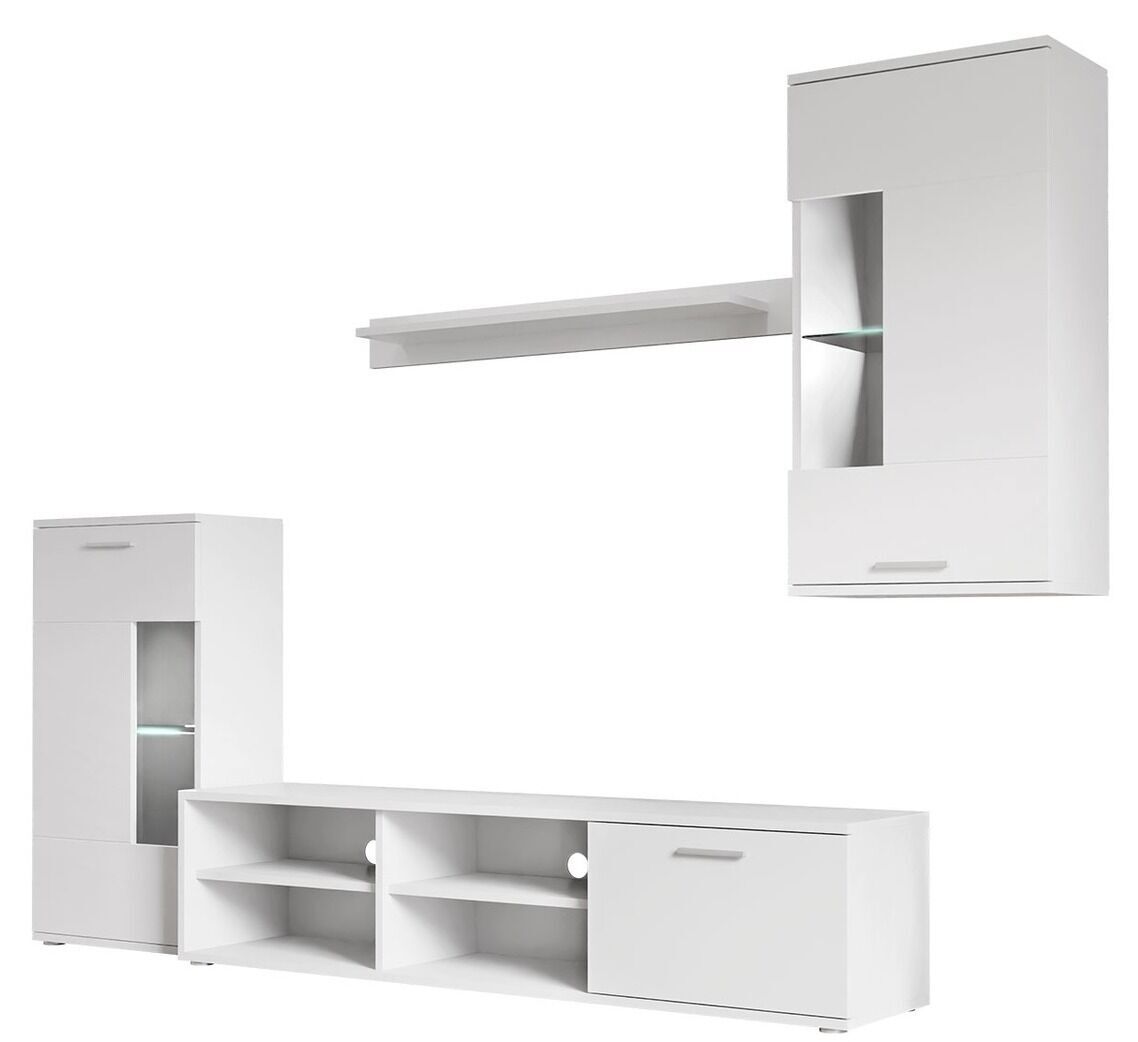 Conjunto Muebles de Salon Frontal Blanco
