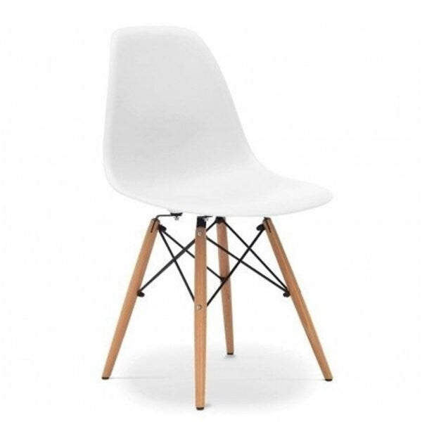 Silla Estilo Nordico Blanca