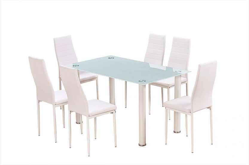 Conjunto de Mesa y 6 Sillas