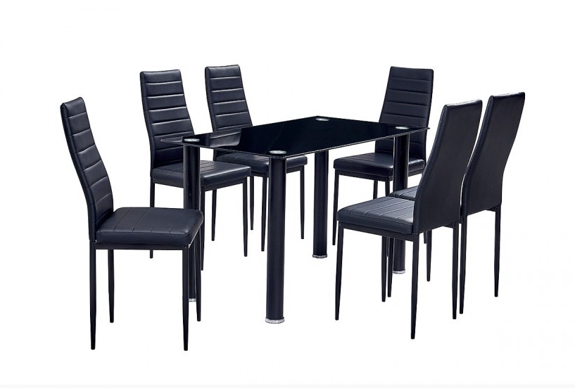 Conjunto de Mesa y 6 Sillas