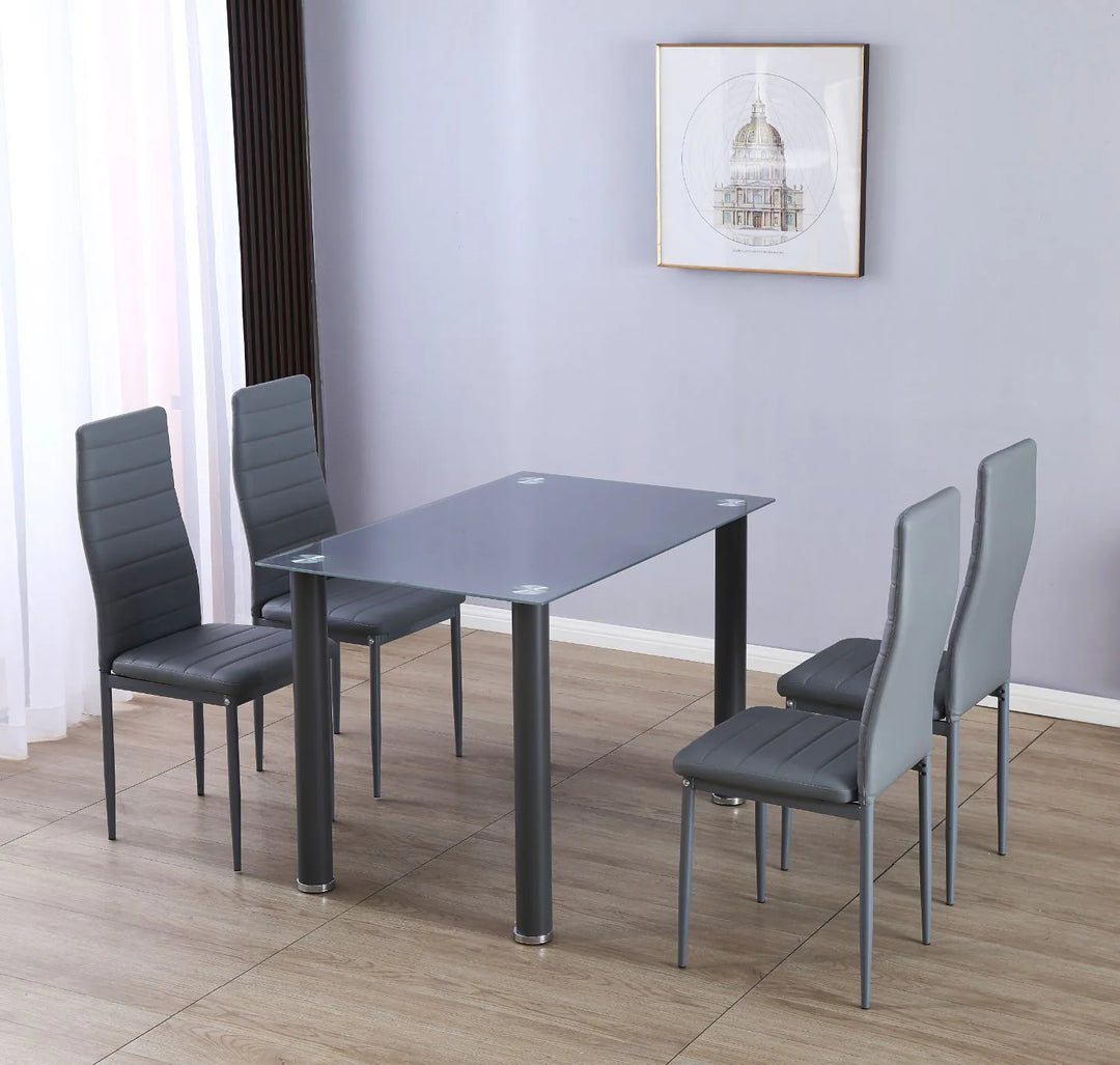 Conjunto de Mesa y 4 Sillas