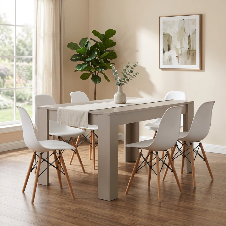 Pack Mesa Extensible de Comedor o Cocina + Sillas Nordicas