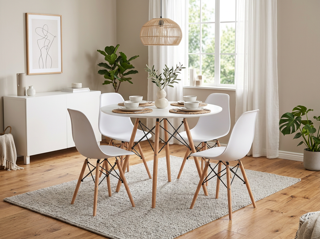 Mesa Redonda Nordica 100cm. Comedor o Cocina