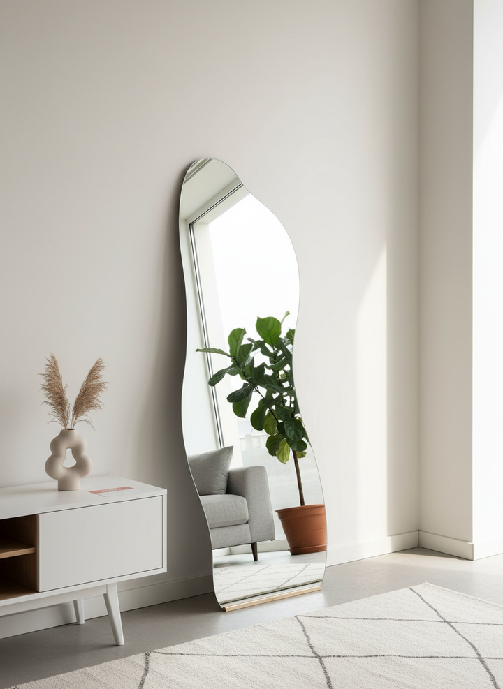 Espejo Decorativo de Pie Orgánico 70x170 cm – Modelo 19-01 | Espejo de Cuerpo Completo Moderno