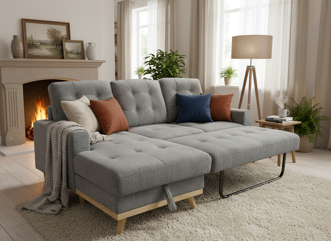 Sofa Cama Chaise Longue Nuria 230cm