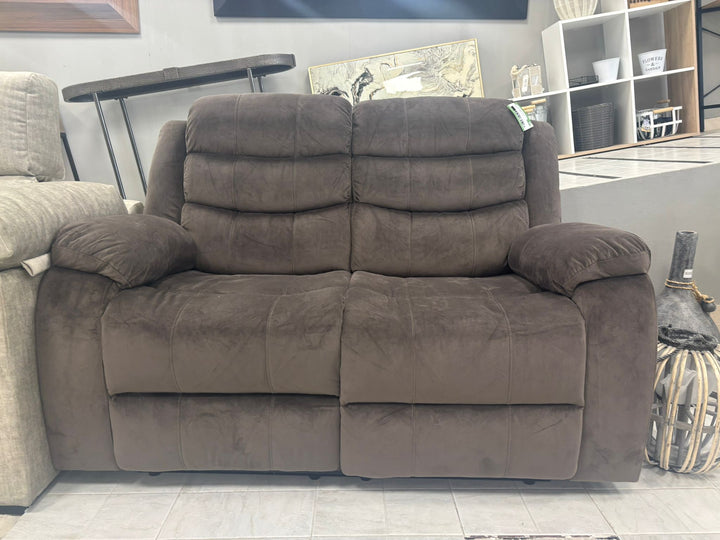 Sofa Reclinable Manual Grace 2 Plazas Marron