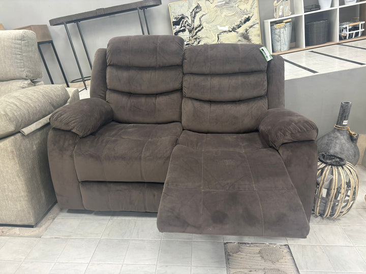 Sofa Reclinable Manual Grace 2 Plazas Marron