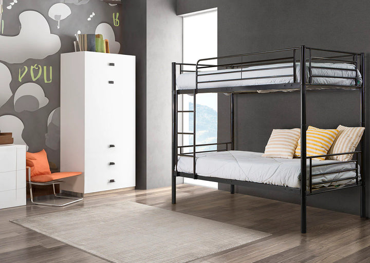Litera Metalica Doble Cama de 90x190cm AS-110