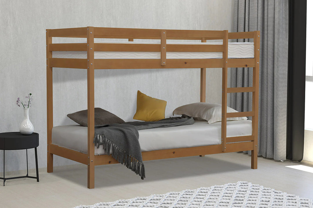 Litera de Madera Doble Cama 90cm Atlas