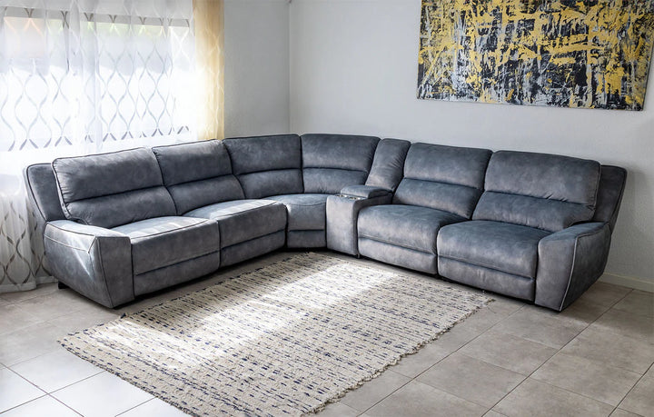Sofa Rinconera Electrica Reclinable Monroe 330cm (Unidad de Exposición)