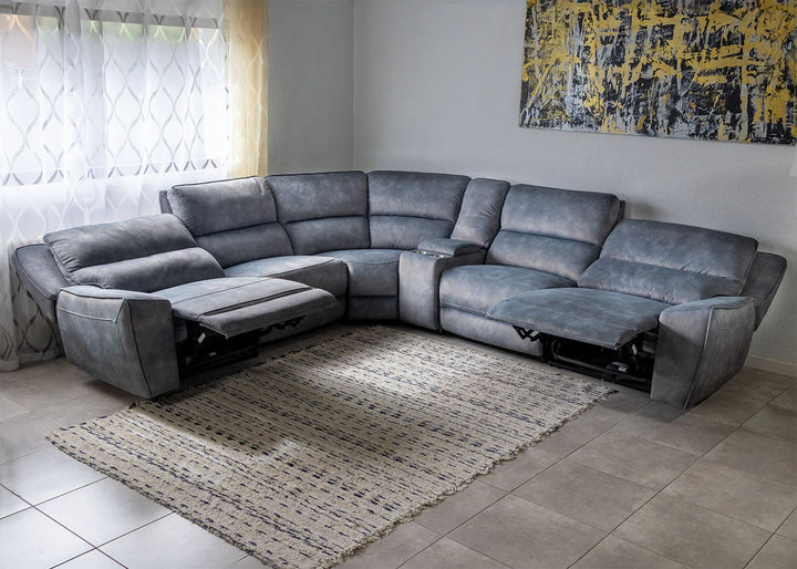Sofa Rinconera Electrica Reclinable Monroe 330cm (Unidad de Exposición)