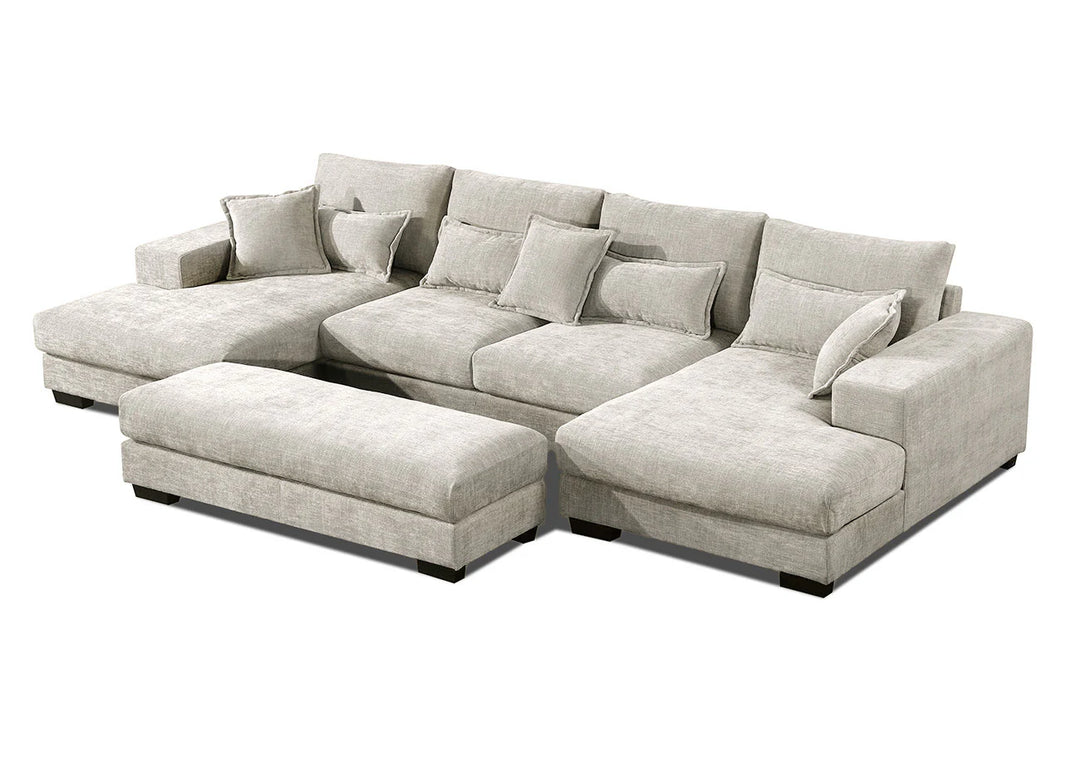 Mega Sofa Cama Chaise Longue Rinconera Kim 368cm