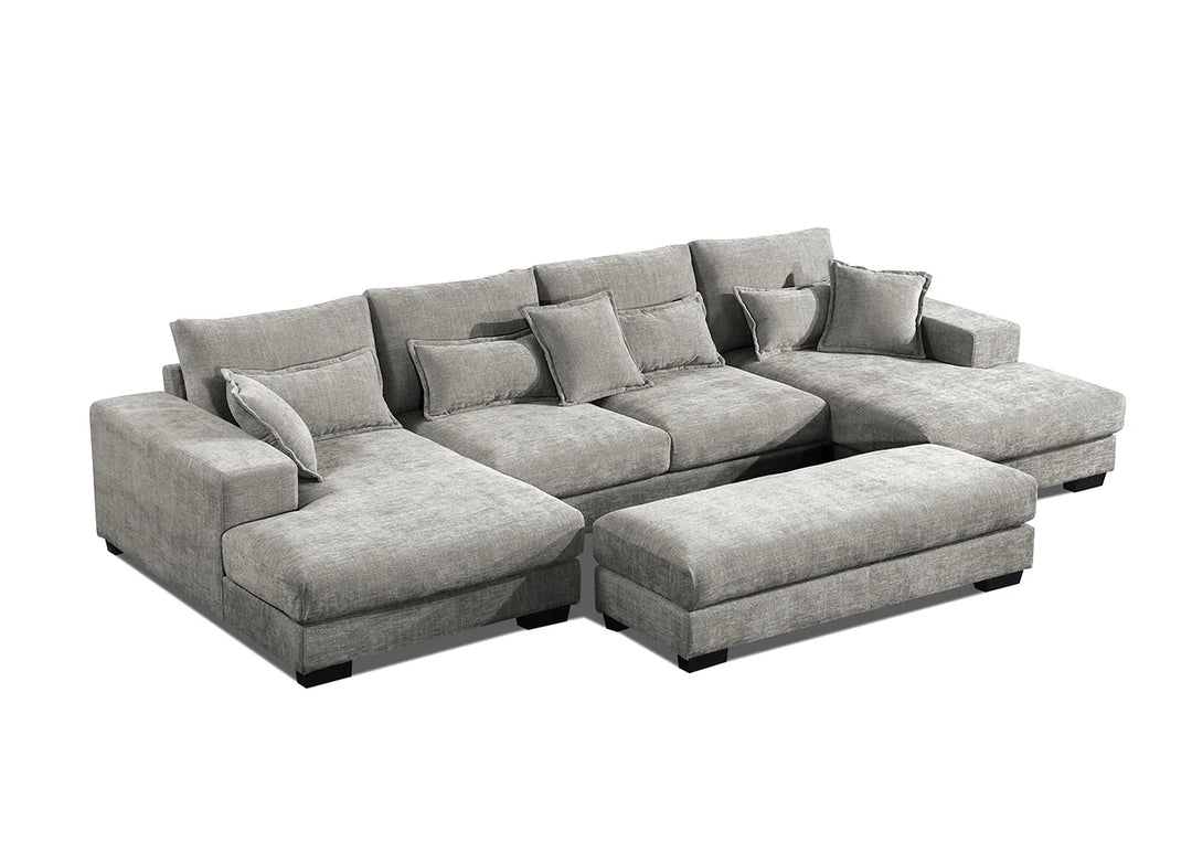 Mega Sofa Cama Chaise Longue Rinconera Kim 368cm
