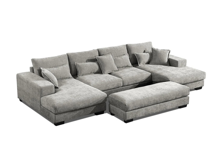 Mega Sofa Cama Chaise Longue Rinconera Kim 368cm