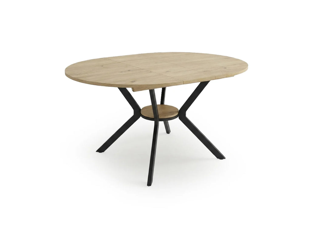 Mesa Redonda Extensible Dalia 153cm Comedor o Cocina
